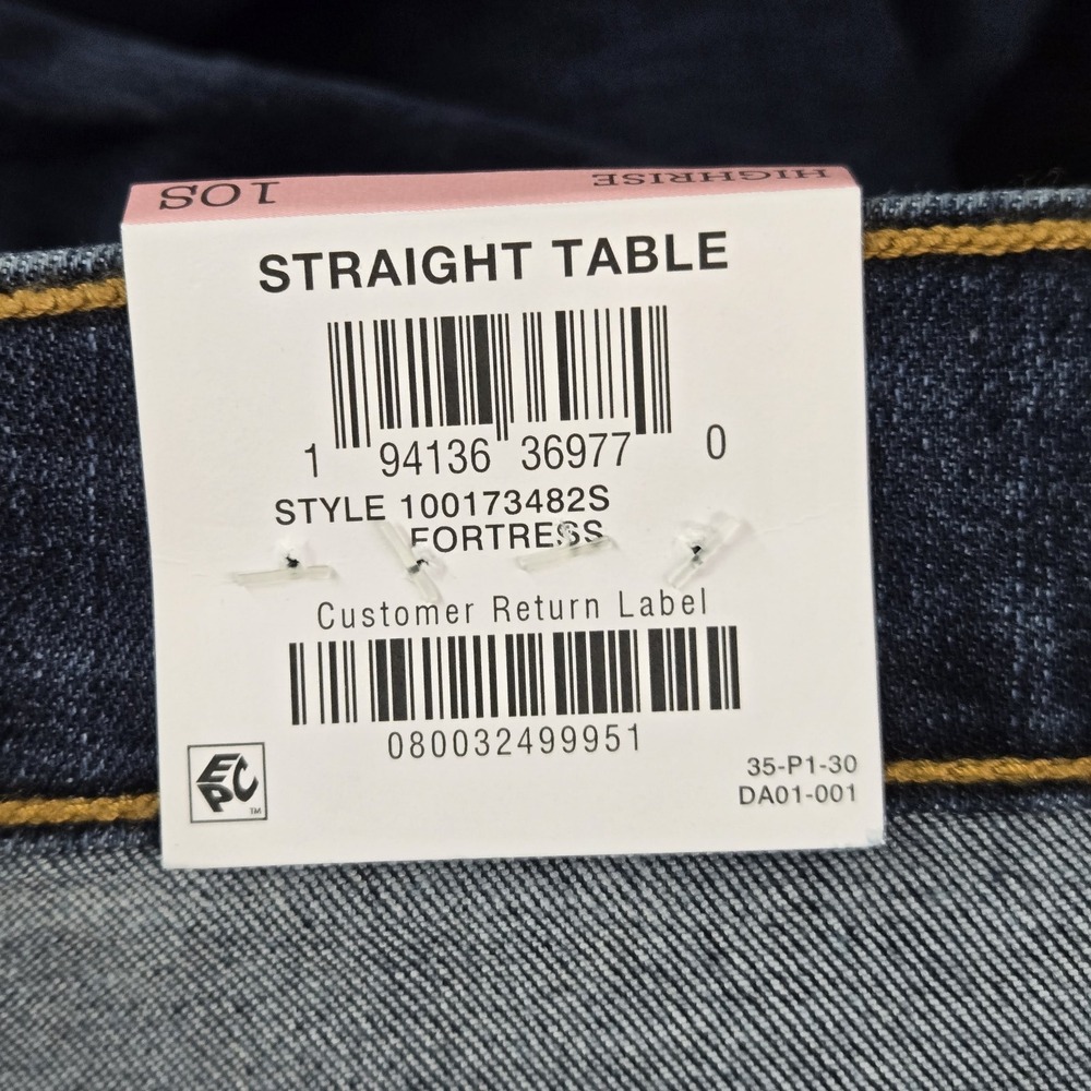 Style & Co Women Jeans 10S Blue Denim Straight Leg NWT - Picture 5 of 13